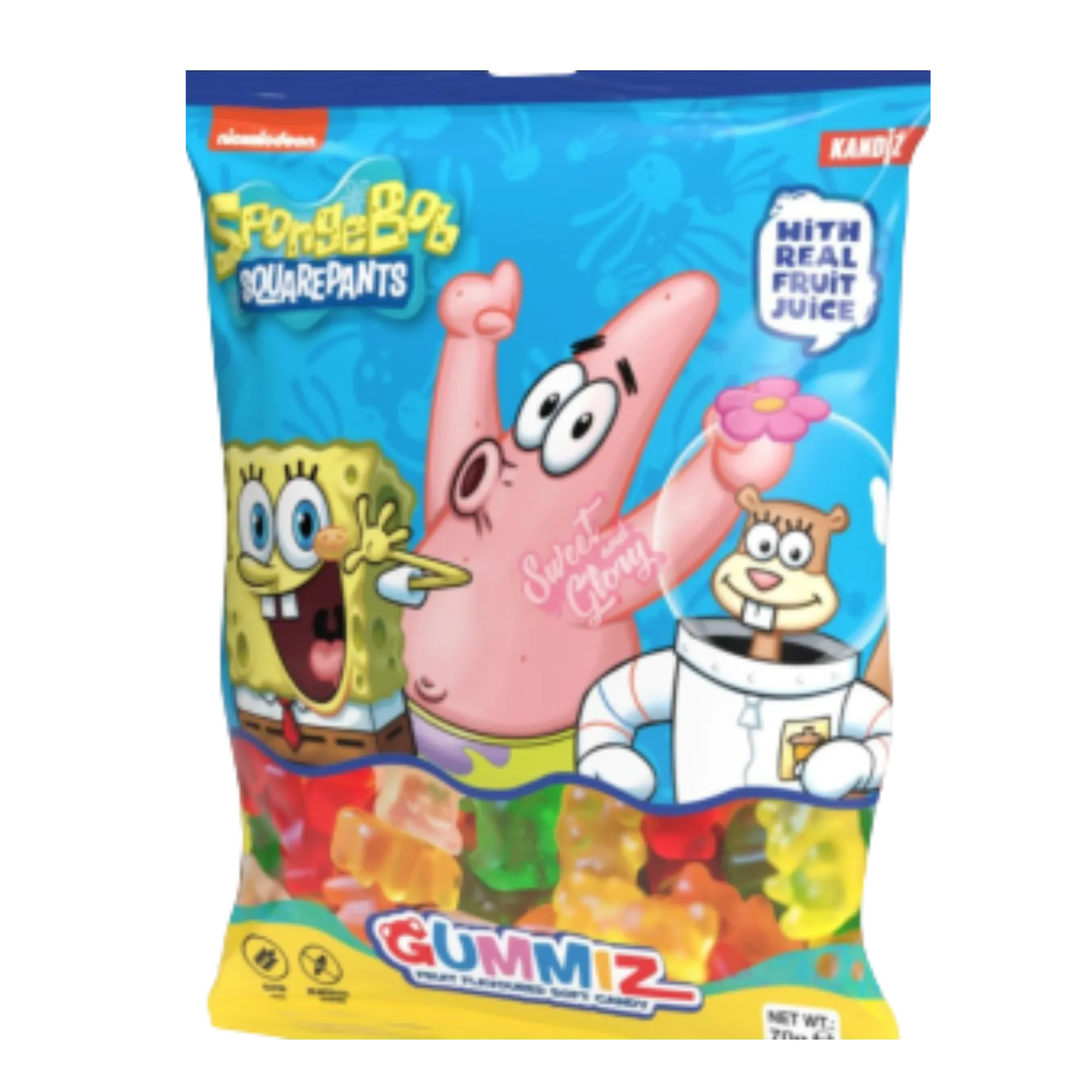 SpongeBob Gummiz Bears 70g Display