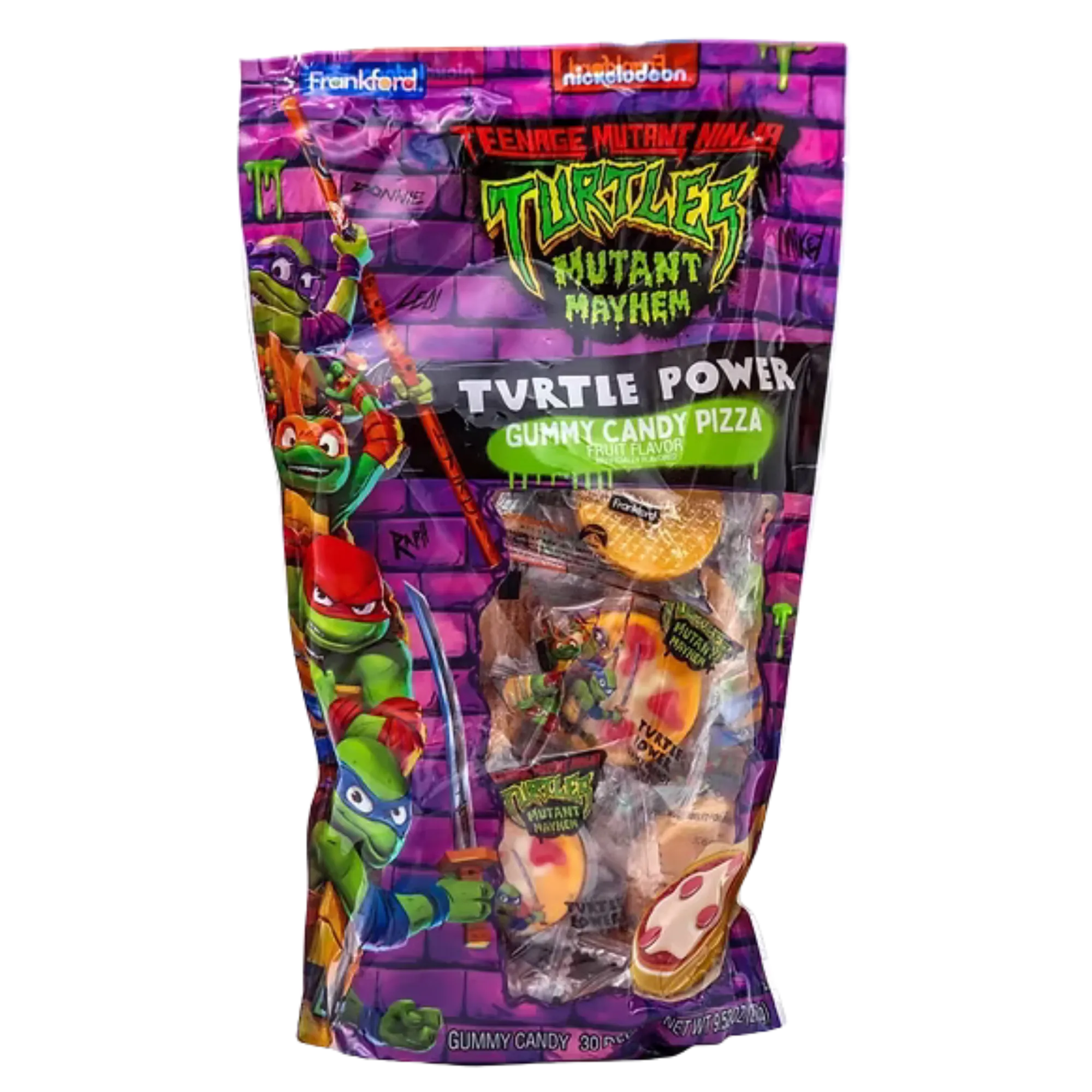 TMNT Movie Gummiz Pizza 70g Display